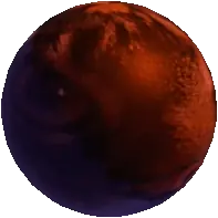 The madzia orb: a spinning planet with madzia's face on it